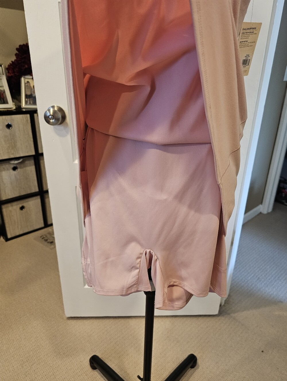 Danskin Light Pink Athletic Dress With Built In Bra And Shorts - Picture 5 of 6